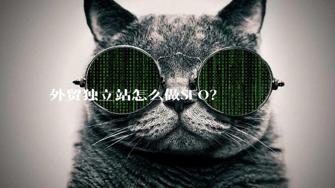 外贸独立站怎么做SEO？